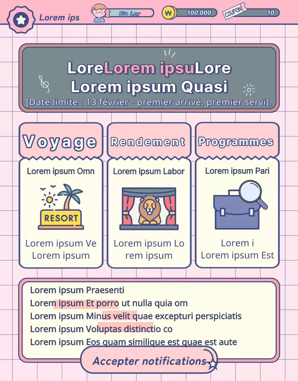 Articles de rentrée scolaire avec des éléments pastel de tableau noir et d'écran de jeu