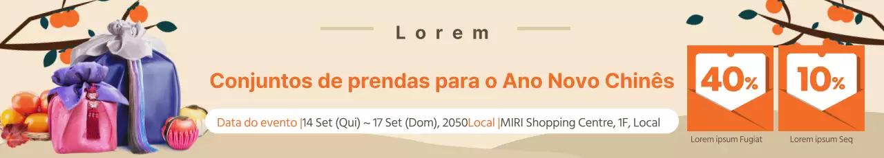 Evento de pré-encomenda do conjunto de oferta Orange Chuseok