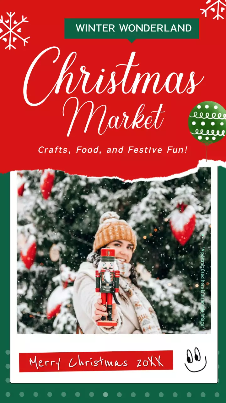 Red Traditional Christmas Event Instagram Post