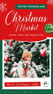 Red Traditional Christmas Event Instagram Post