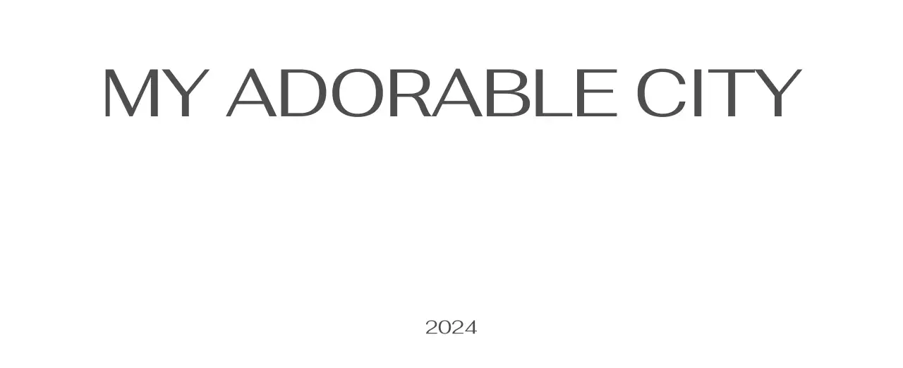 すっきりとした都会的な雰囲気のフォトカレンダー