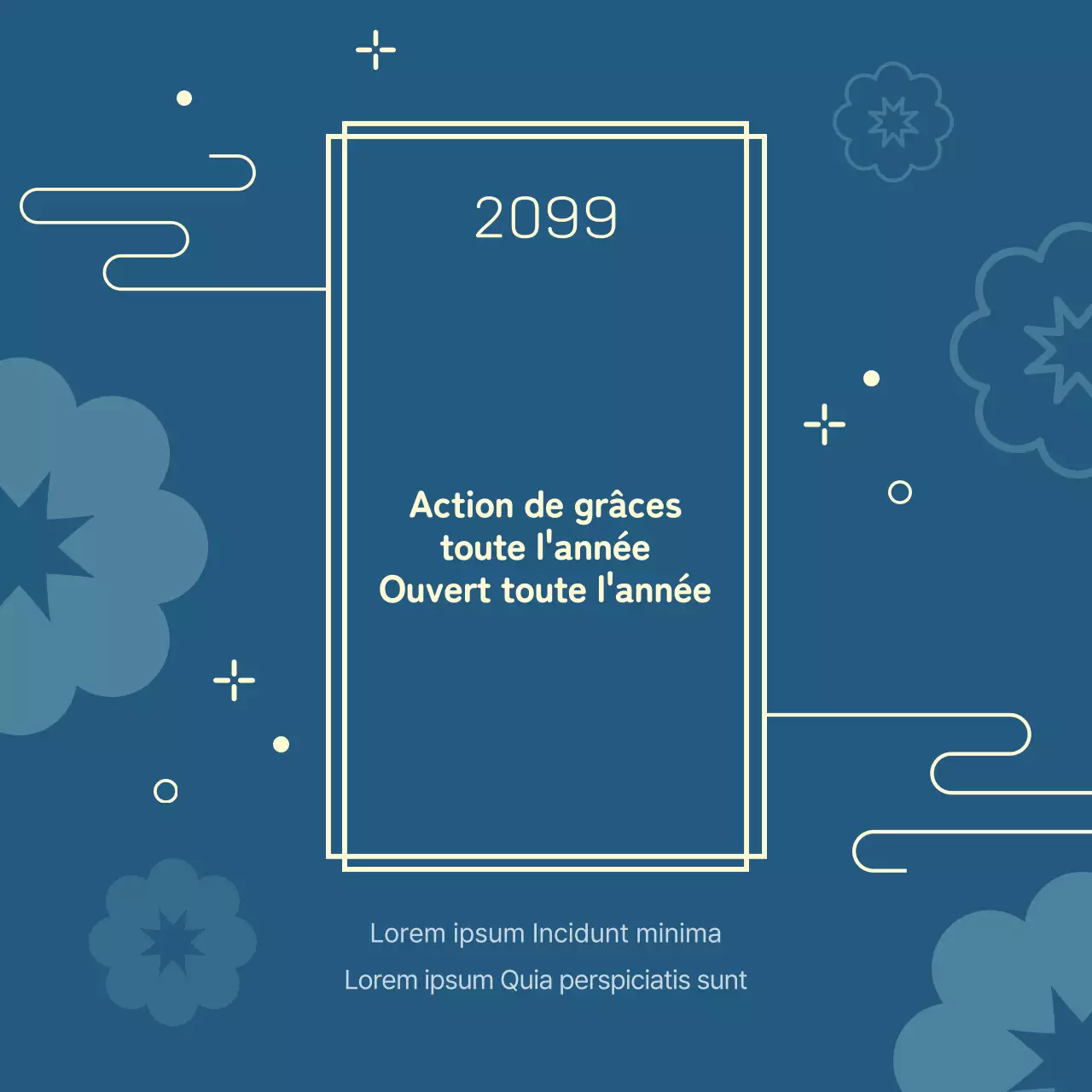 Faire-part de Chuseok dans un motif traditionnel avec des accents chartreux