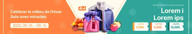 Pré-réservez votre coffret cadeau Chuseok avec un concept lumineux et joyeux