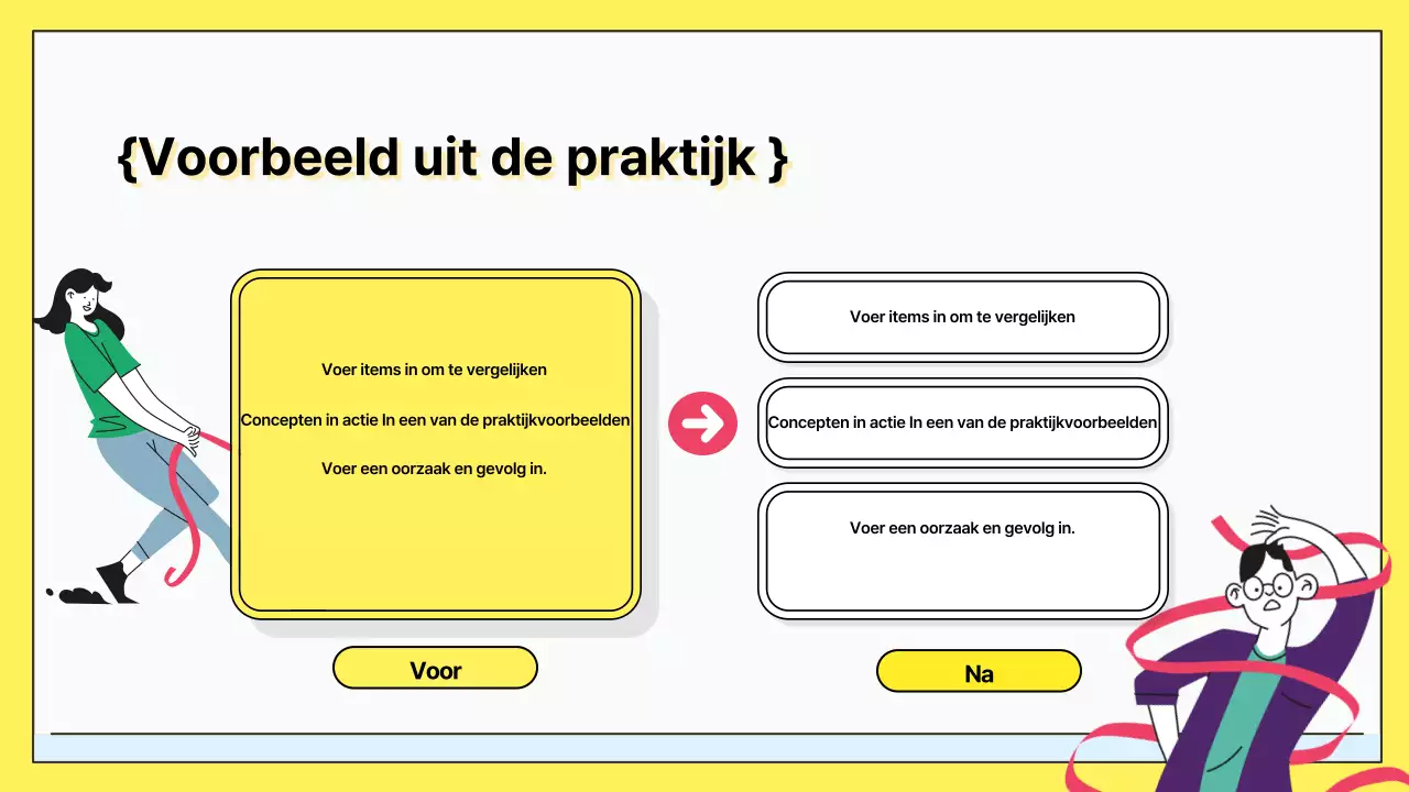 Conceptvoorstellen geïllustreerd door schattige Elo pastelkarakters