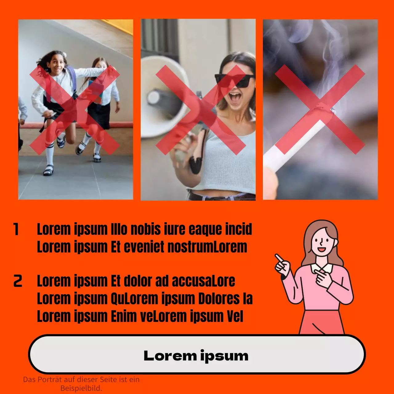 Leitfaden zur Nutzung von Kulturräumen mit orangefarbenem Hintergrund und Rahmen