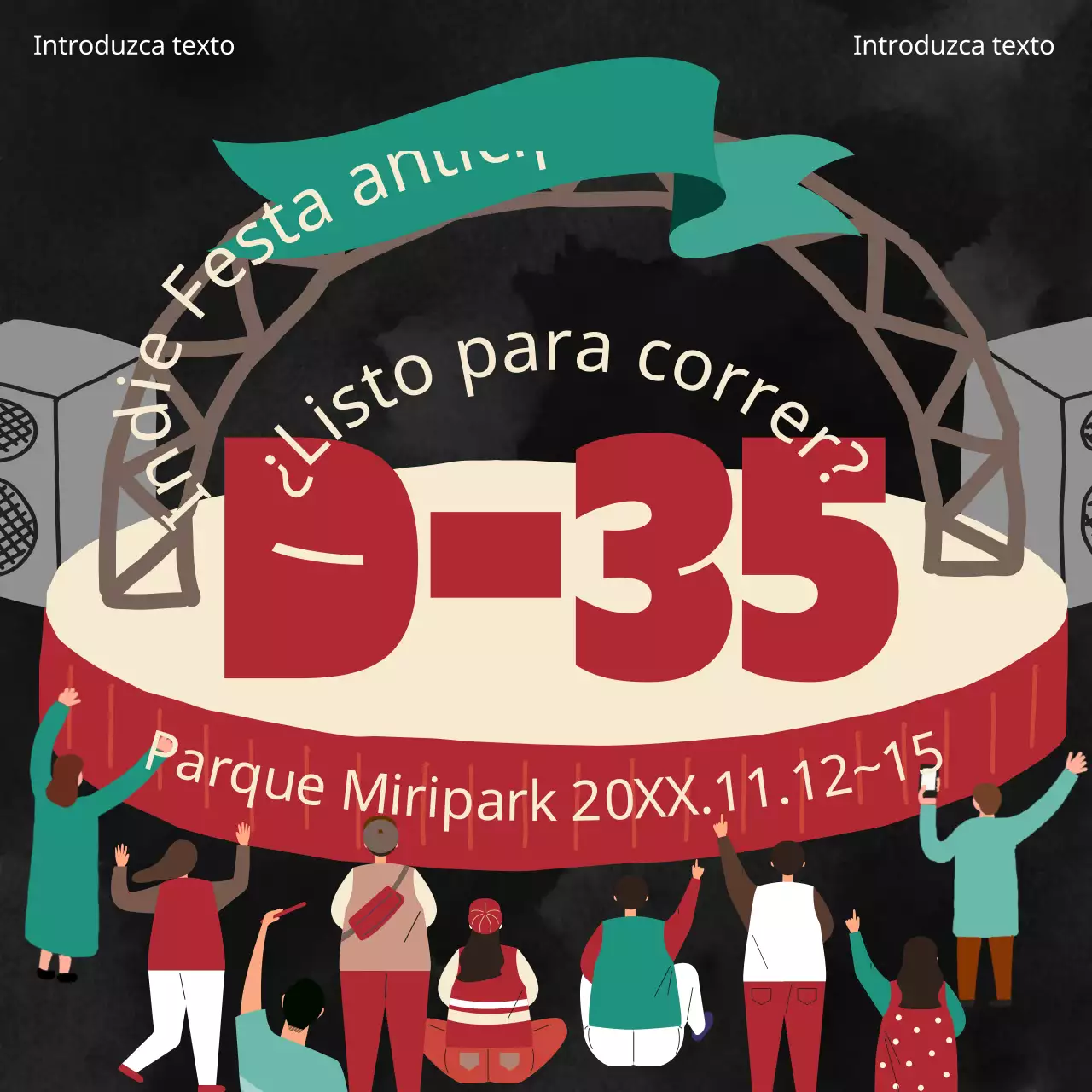 Promover la tendencia festiva del negro y el rojo