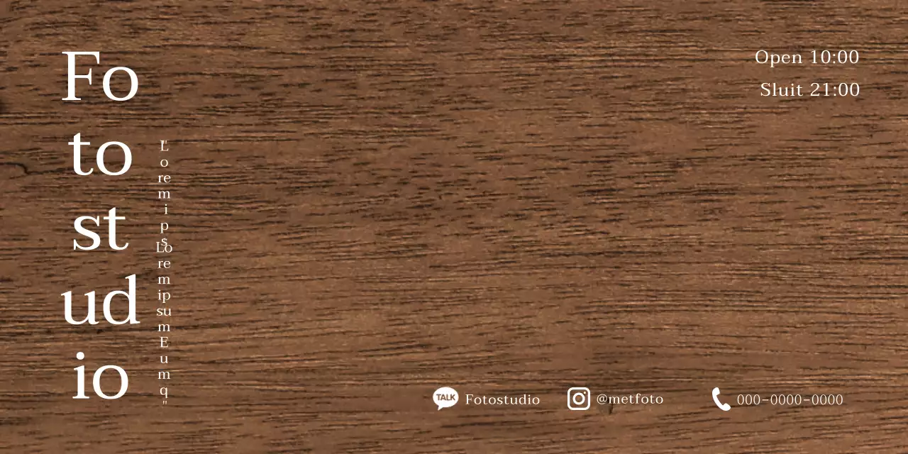 Emotioneel fotostudio-ontwerp met witte, afgeronde rechthoekige lijnen