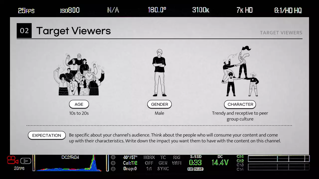 블랙 프로페셔널 비디오 플랜 프레젠테이션