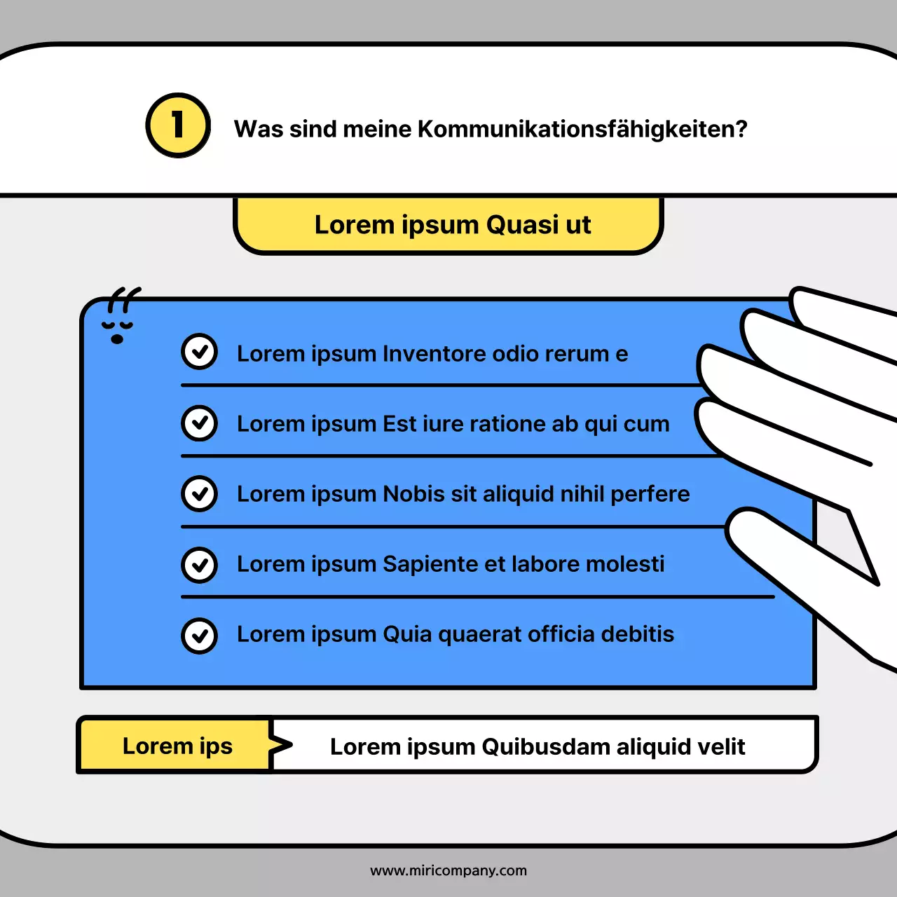 Niedliche Charakterformen in orange und blauen KonzeptkartenNews Kit