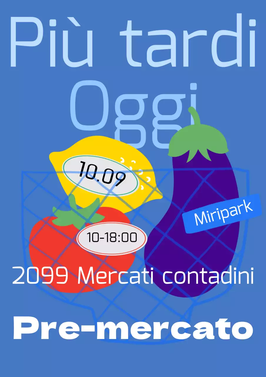 Promuovere le offerte di prodotti blu