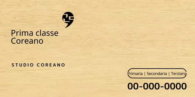 Design di una scuola di lingue con un logo semplice e nero