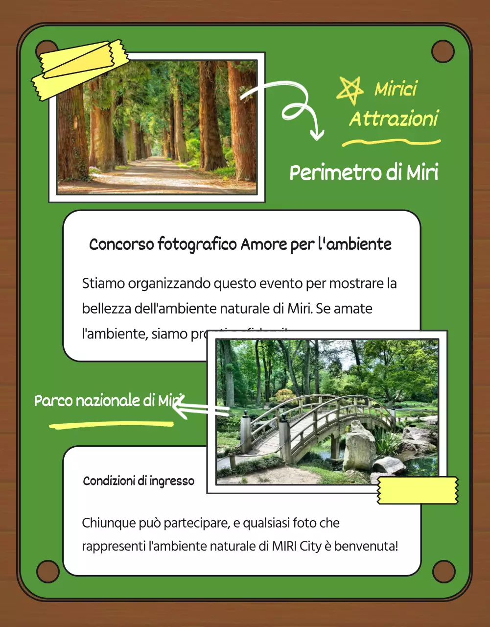 Verde Naturale Stile illustrazione piatta Natura Ambiente Amore Concorso fotografico
