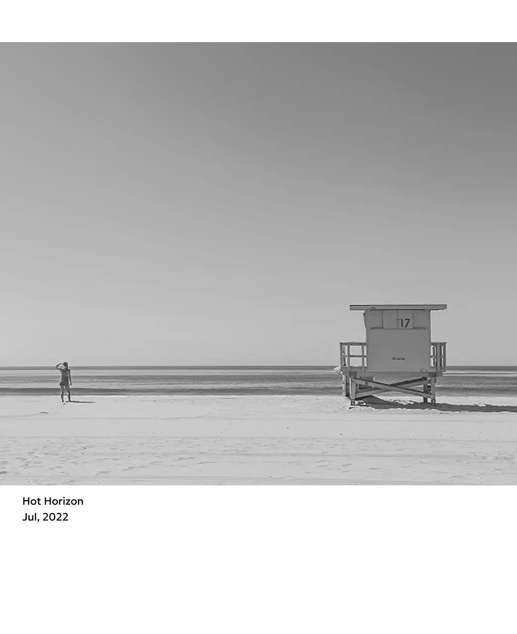 すっきりとした都会的な雰囲気のフォトカレンダー