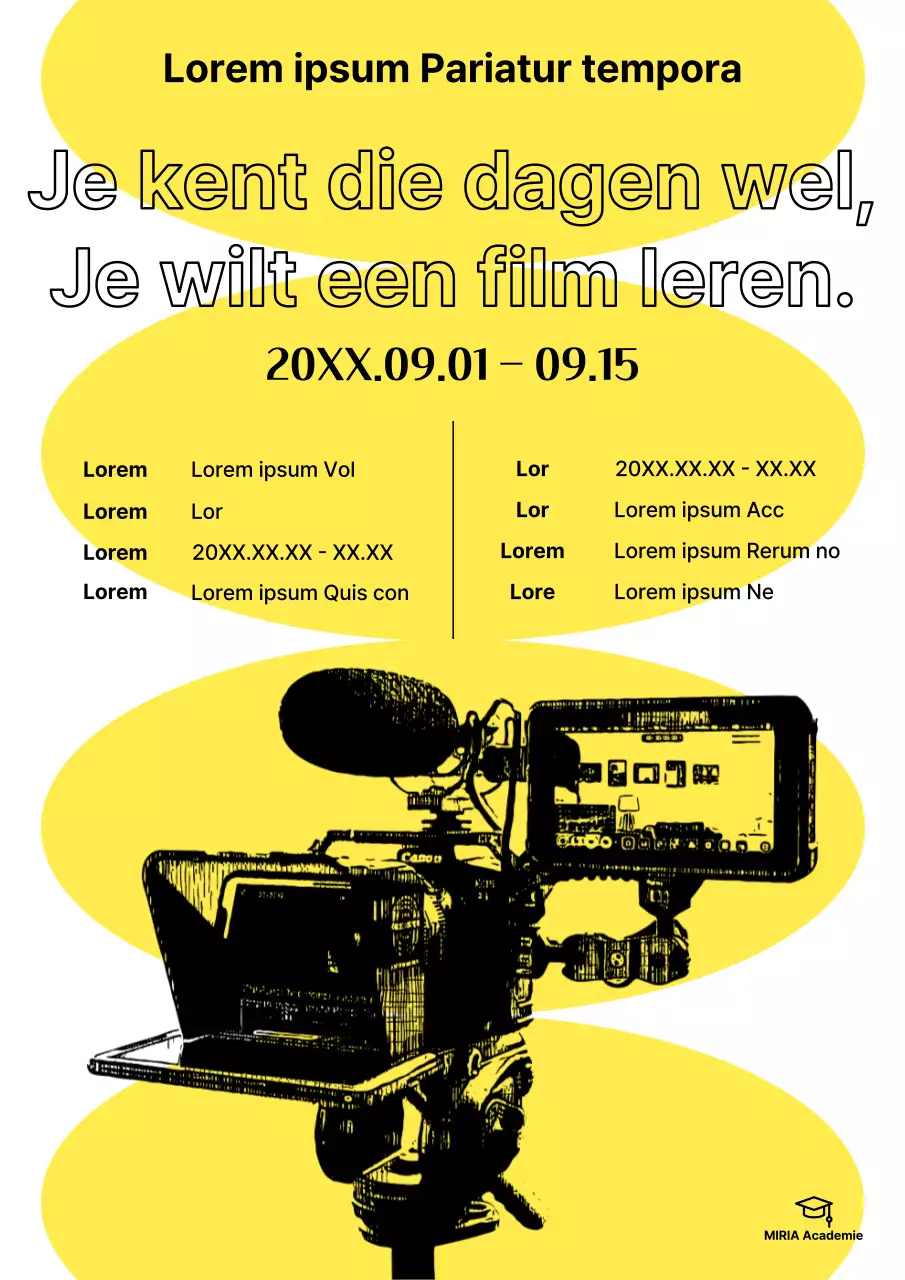 Video Workshop Geel en Zwart Potlood tekenen