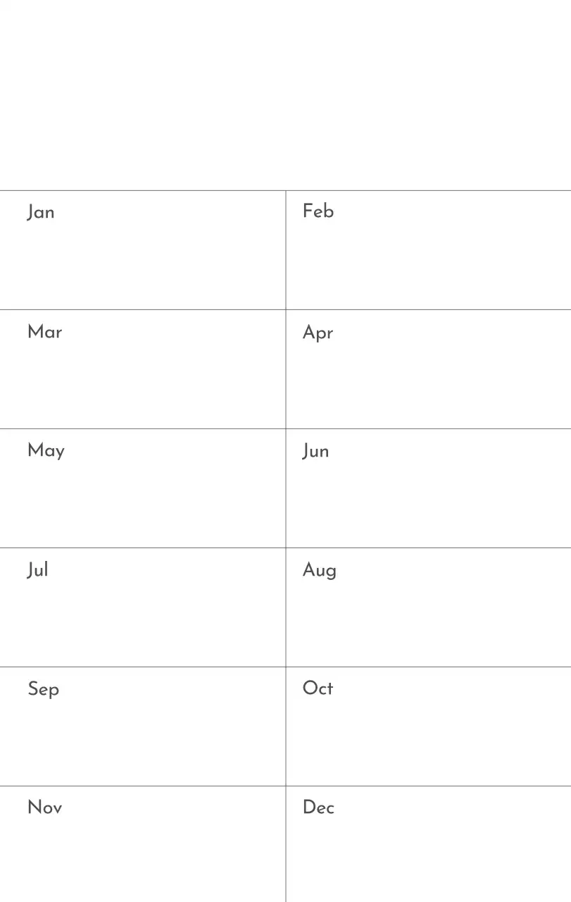 すっきりとした都会的な雰囲気のフォトカレンダー