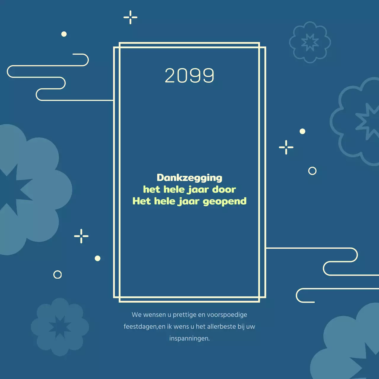 Chuseok-aankondiging in traditioneel patroon met chartreuse accenten