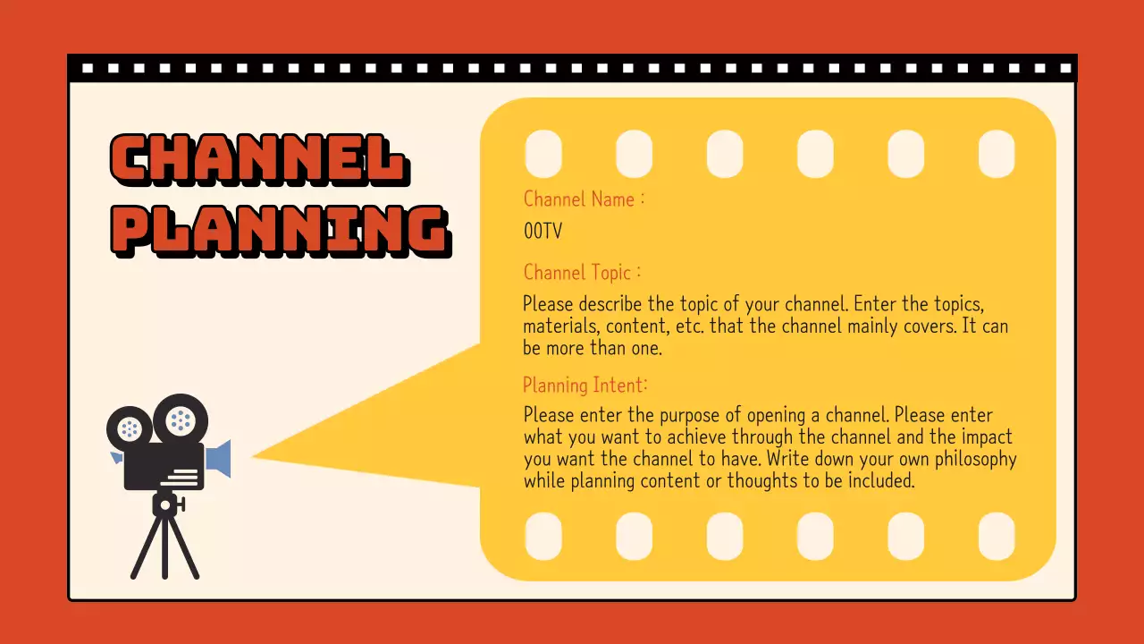 Blue Retro Video Guide Presentation