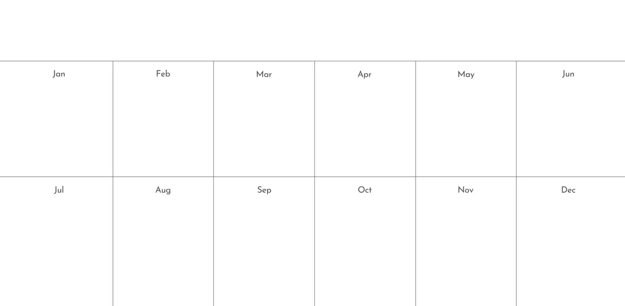 すっきりとした都会的な雰囲気のフォトカレンダー