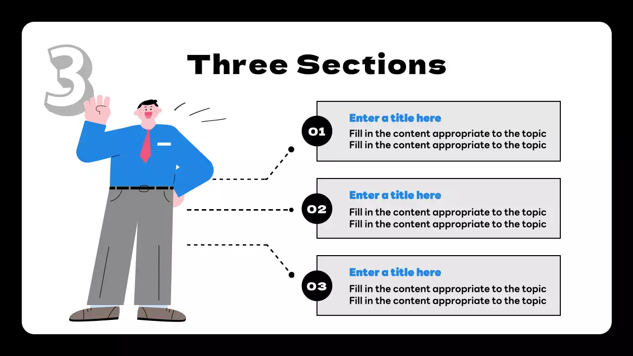 Blue and Black Simple Goals and Objectives plan proposal