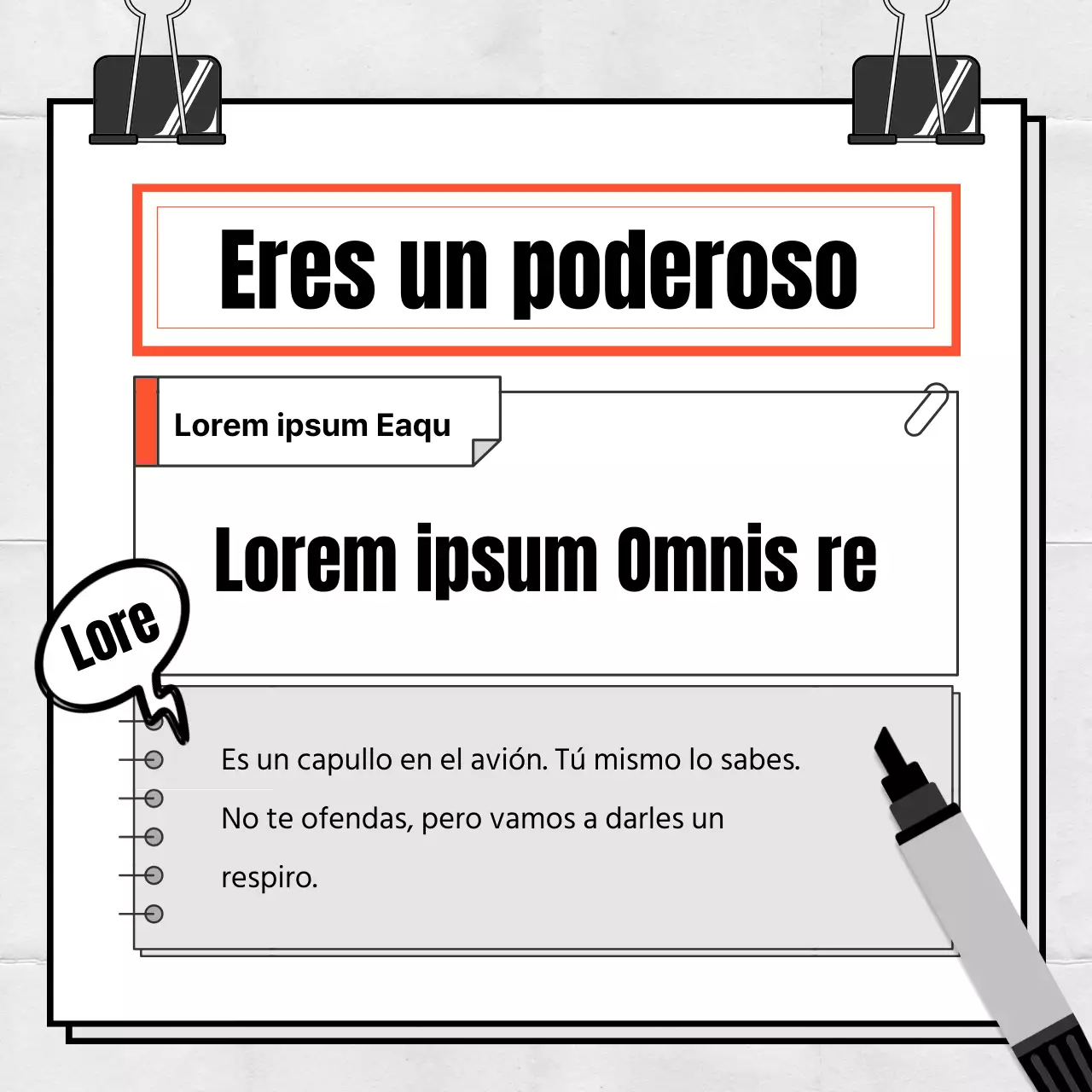 Una simple prueba de diagnóstico en blanco y azul