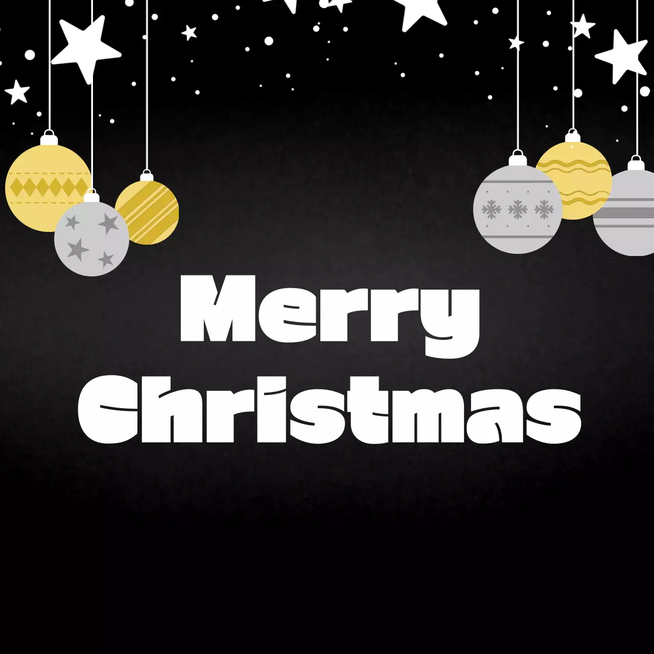 모던한 느낌의 블랙 크리스마스