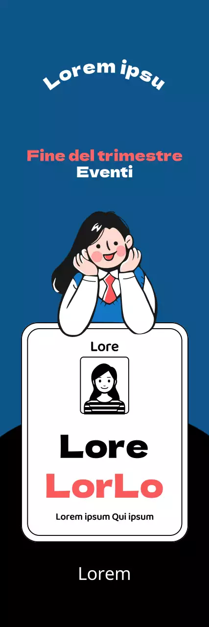 Promozione di sconti per studenti con concetto di carta studenti blu e rossa