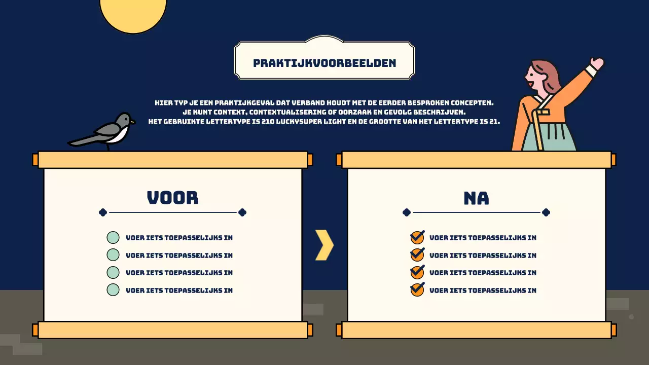 Introductie van het concept van de kleurrijke en schattige Obon-illustratiesfeer