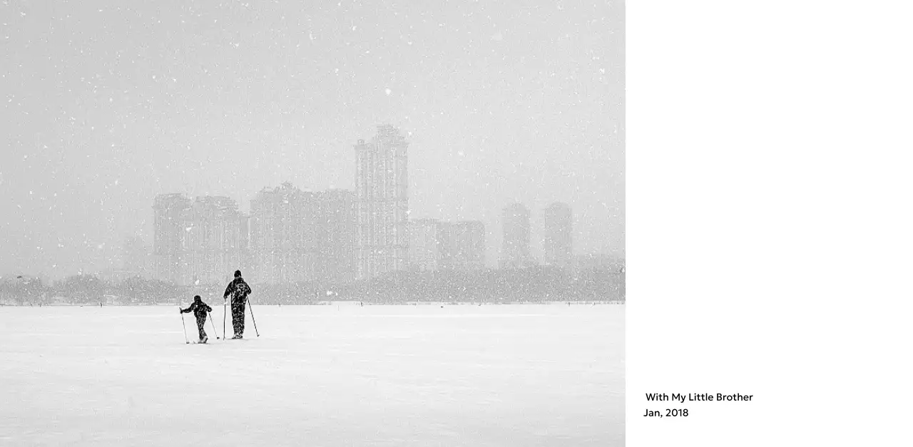 すっきりとした都会的な雰囲気のフォトカレンダー