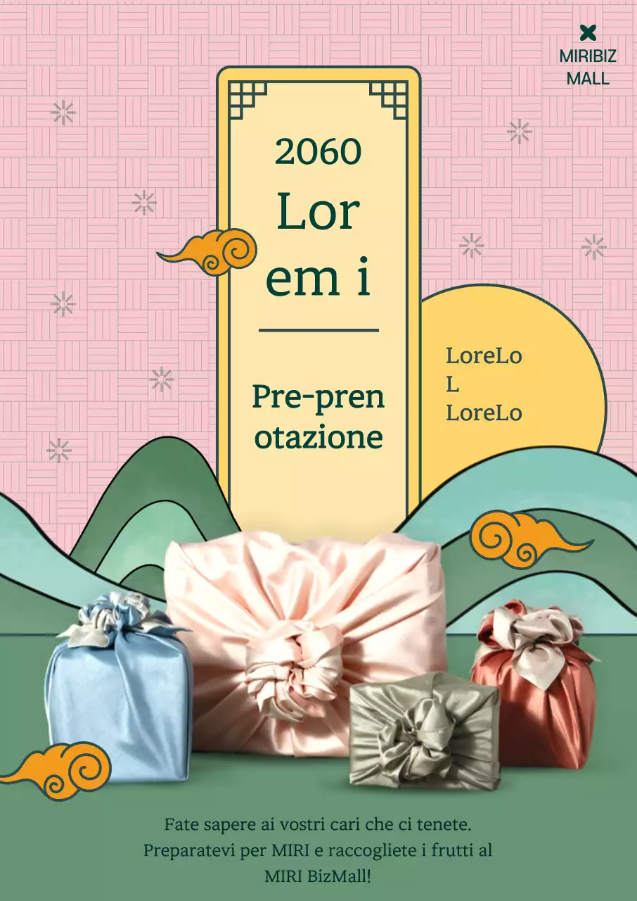 Pre-ordine dei tradizionali regali Chuseok rosa e verdi