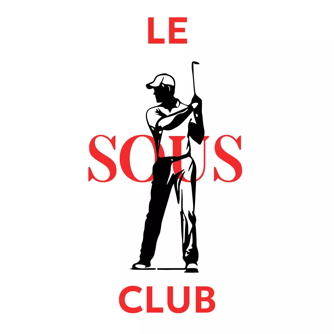 Un design audacieux et élégant de balle de golf avec des accents rouges