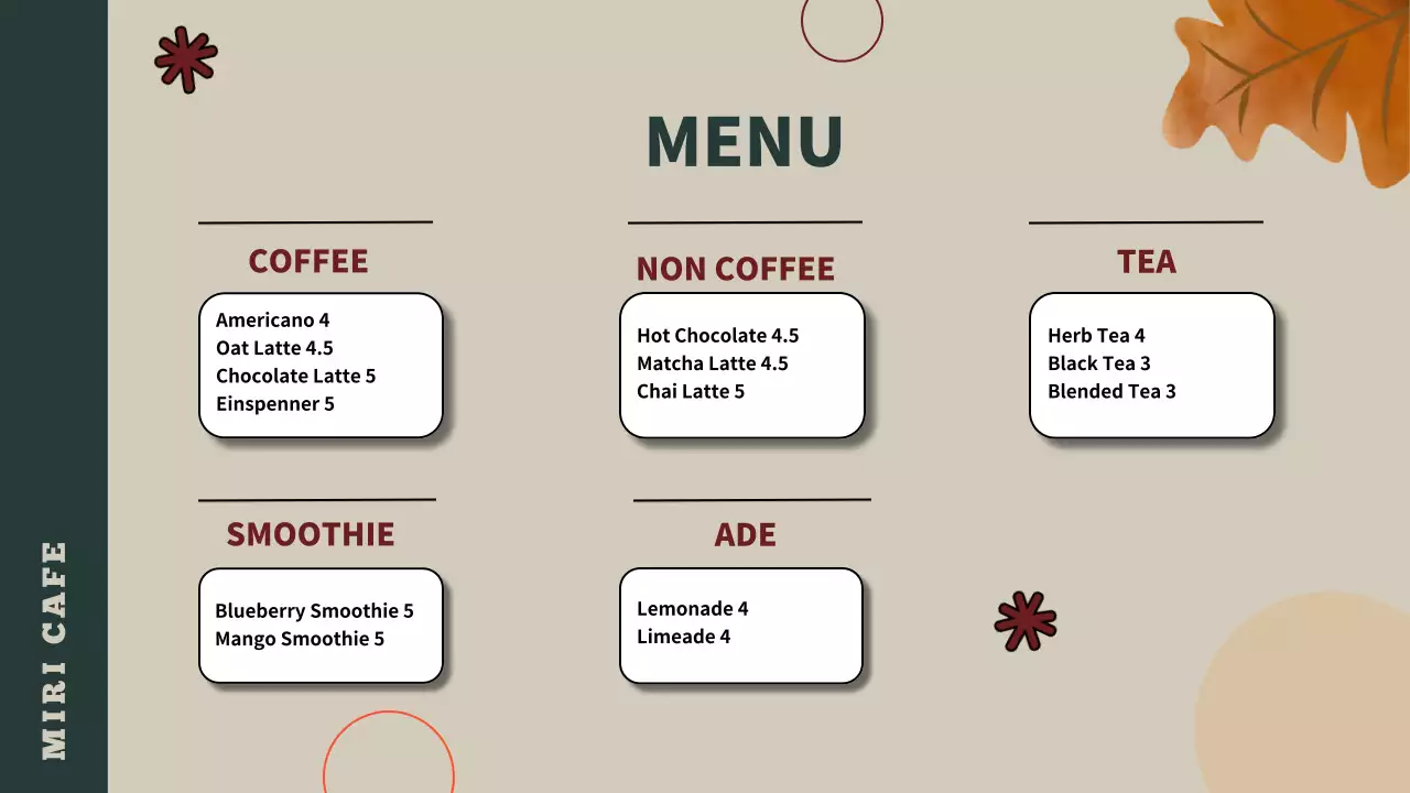 베이지 및 브라운 미니멀 샵 광고 플래너