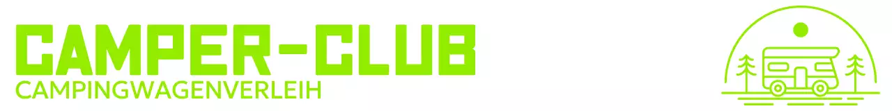 Leuchtend bunte Markenlogos, die mit Camping assoziiert werden