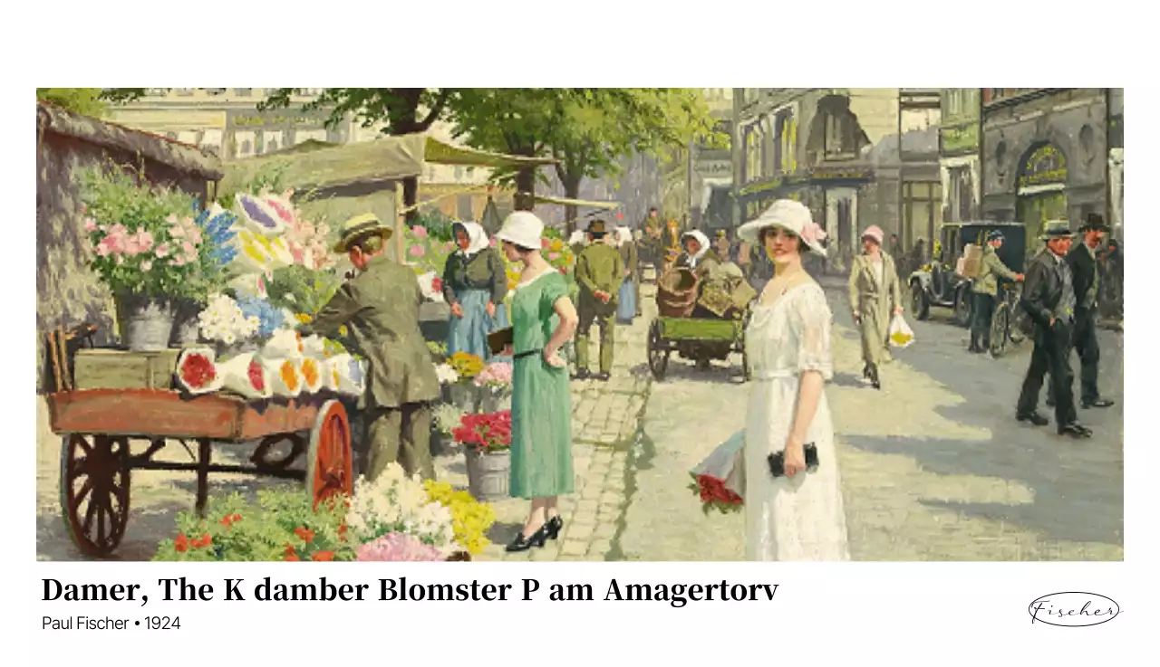 黒とグレーのシンプルでクラシックな名画。