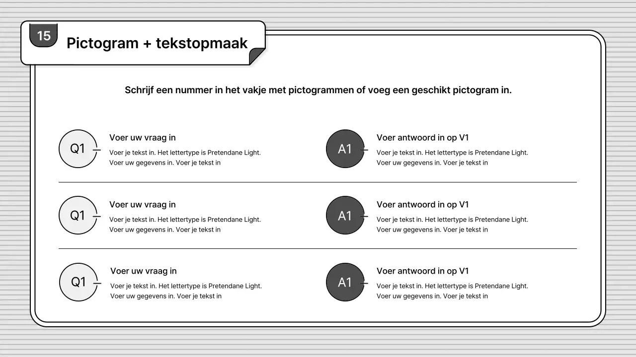 Zwart-wit, eenvoudig te bewerken, zakelijke basisillustratiestijl
