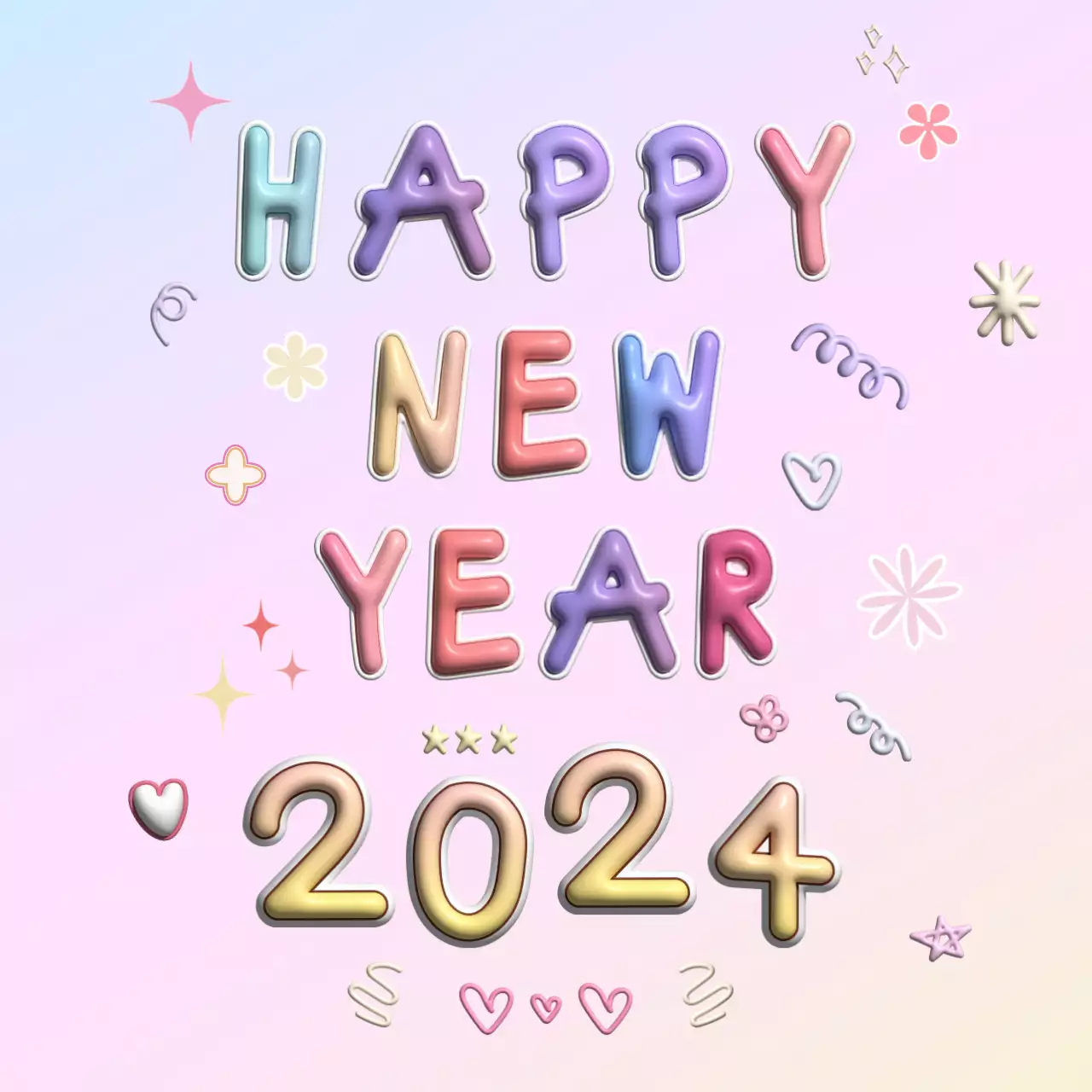 새해 복 많이 받으세요 2024 카드