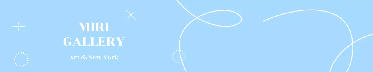 드로잉 곡선 라인이 들어간 갤러리