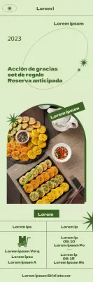 Promover las reservas anticipadas para un conjunto de artesanía surtida de concepto sencillo