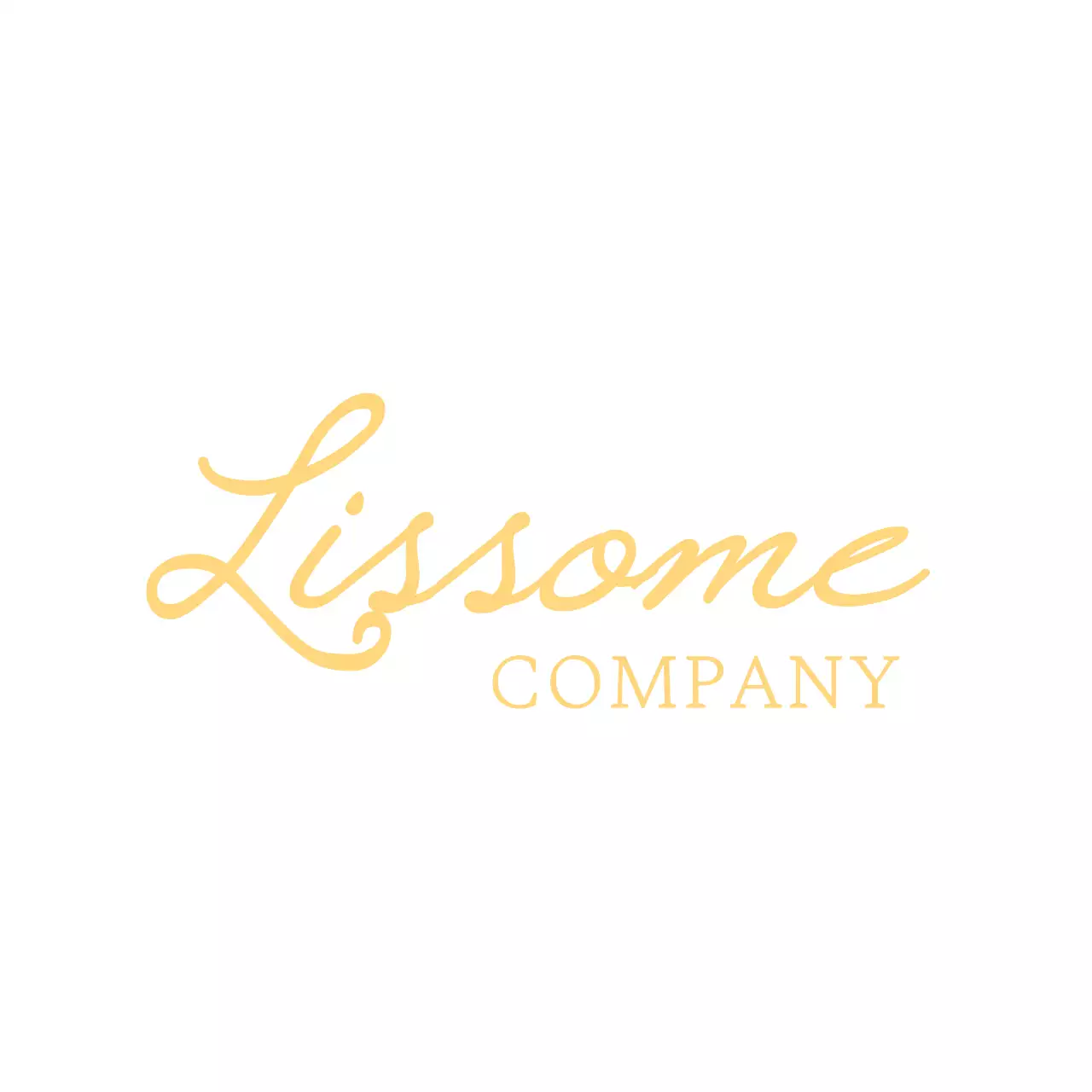 黄色 手書き ビジネス ロゴ