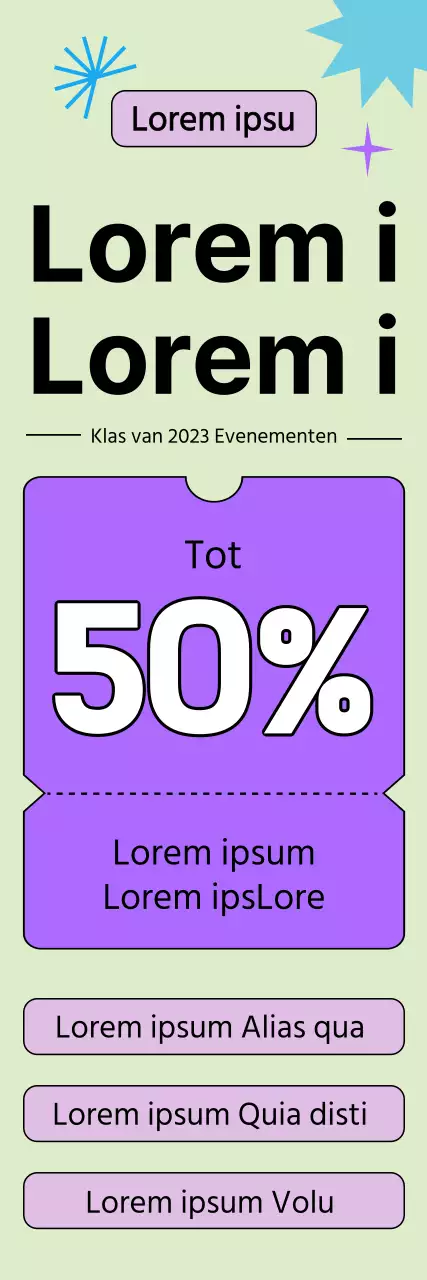 Een dermatologiekorting voor SAT-testdeelnemers, met een benadrukte lettertypische lay-out en pastelvormige afbeeldingen en couponafbeeldingen.