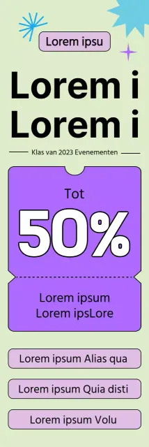 Een dermatologiekorting voor SAT-testdeelnemers, met een benadrukte lettertypische lay-out en pastelvormige afbeeldingen en couponafbeeldingen.