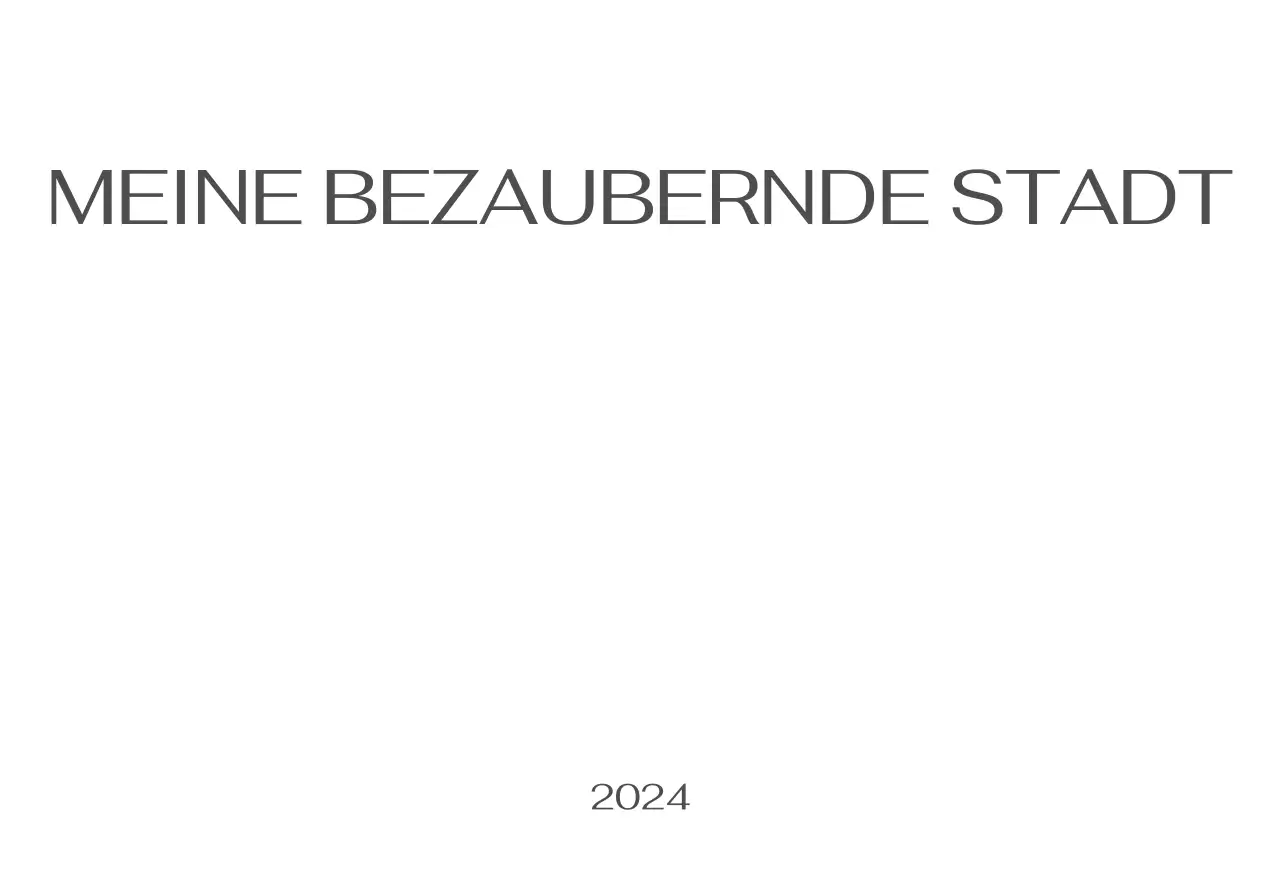 Ein Fotokalender mit klarem, urbanem Charakter