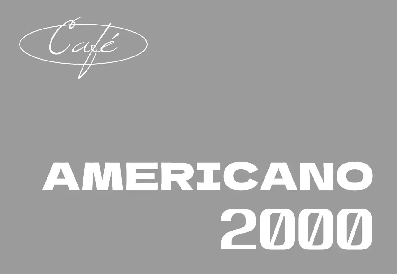 Une enseigne de magasin simple avec un texte en noir et blanc sur un café-livre vintage et des lignes circulaires.