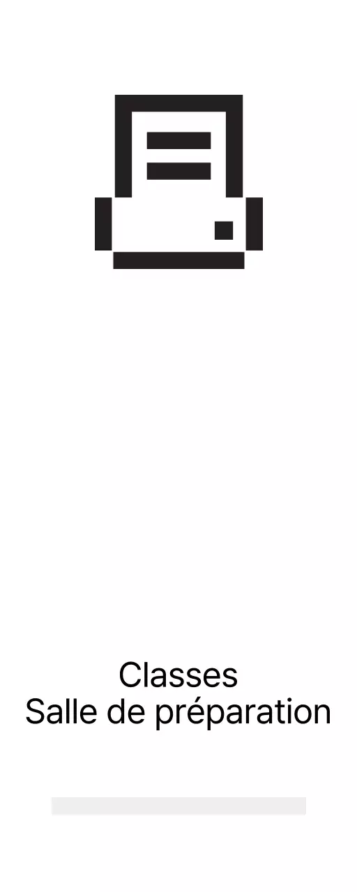 Signalisation simple avec des icônes d'aspect numérique et des textes de remplacement