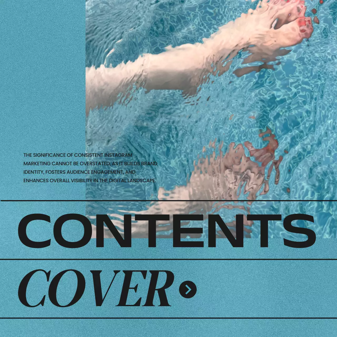 갈색과 빨강색의 트렌드한 SNS 브랜드 키트 게시글