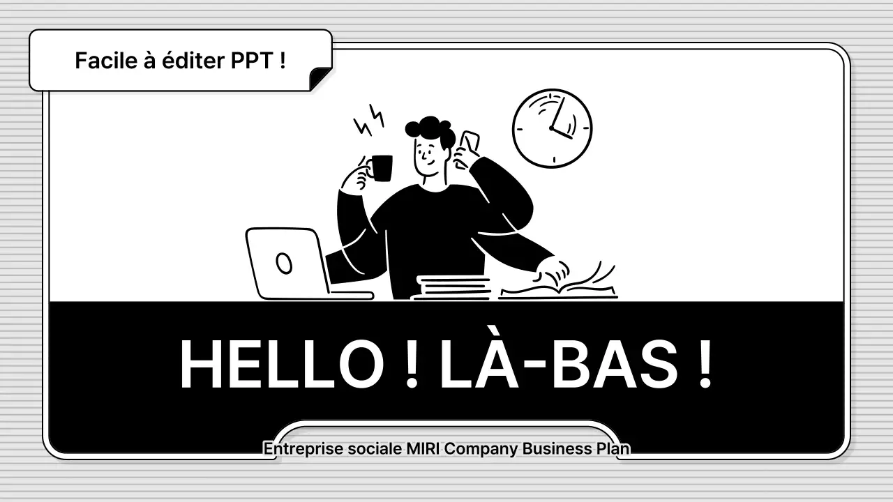 Noir et blanc, facile à éditer, style illustration commerciale de base