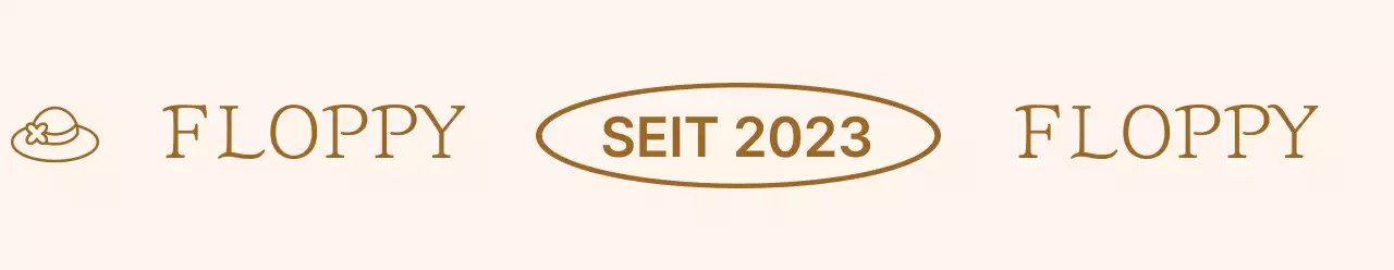 Hutmarken-Verpackungsband in Hellbeige