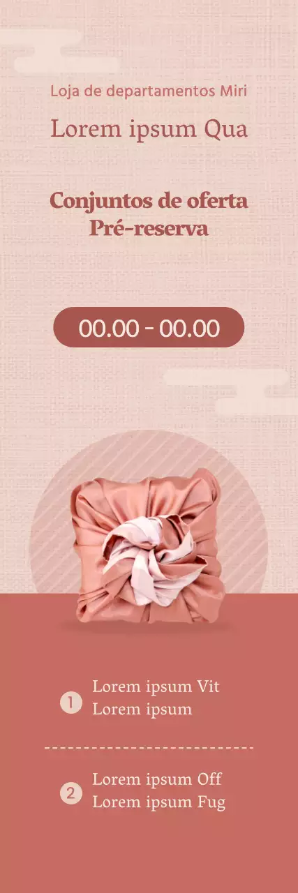 Pré-reserva de umas férias luxuosas e elegantes em cor-de-rosa
