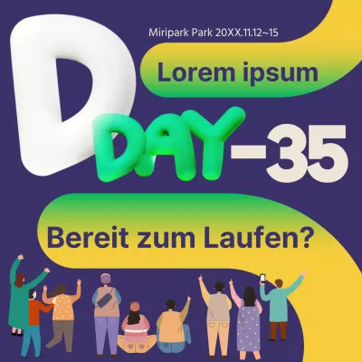 Förderung von Festivals mit einem Hauch von Marineblau