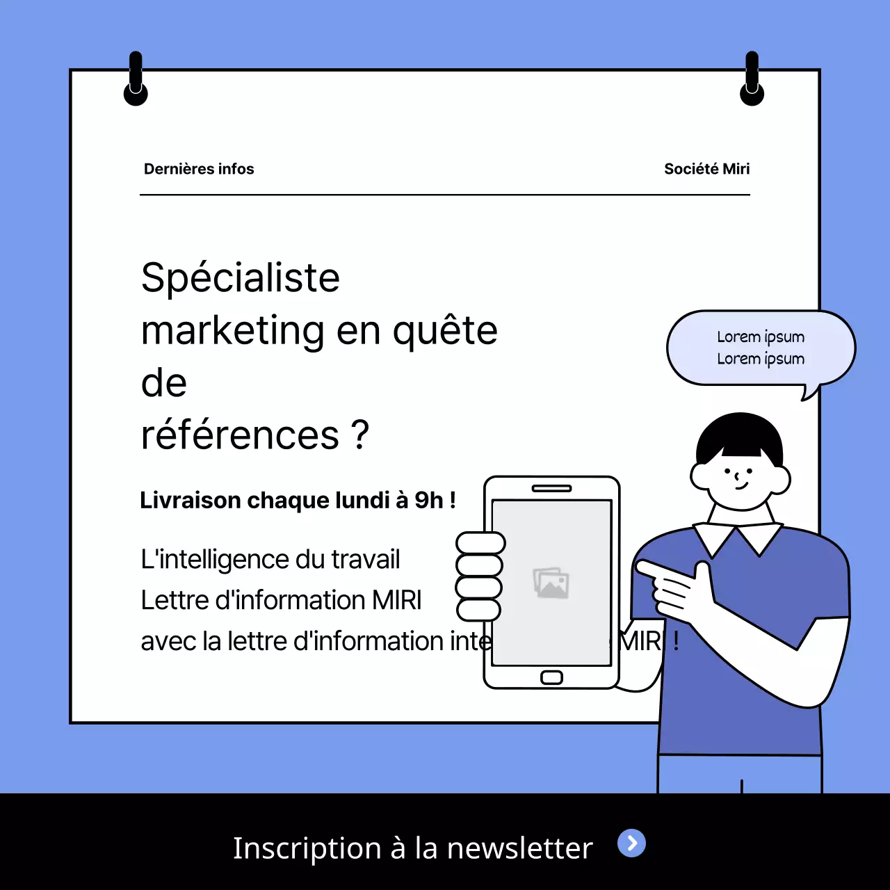 Rapport sur la lettre d'information de Blue's Simple Marketing