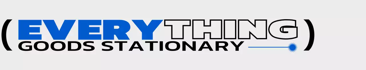 파란색과 검정색의 선과 도형으로 포인트를 준 소품샵 용